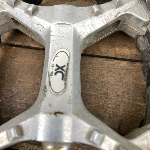 Suntour XCII BMX Pedals Old School BMX Bear Trap 9/16 XC-II XC2 XC-2 3pc A8 - Picture 15 of 18