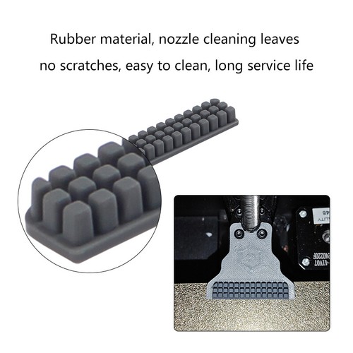 For Creality K1 K1C K1MAX Nozzle Silicone Brush 3D Printer Nozzle Cleaner Tool - Photo 6/9