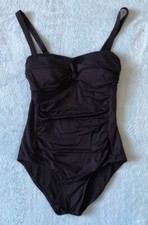 Matalan Black One Piece Swimsuit UK 8