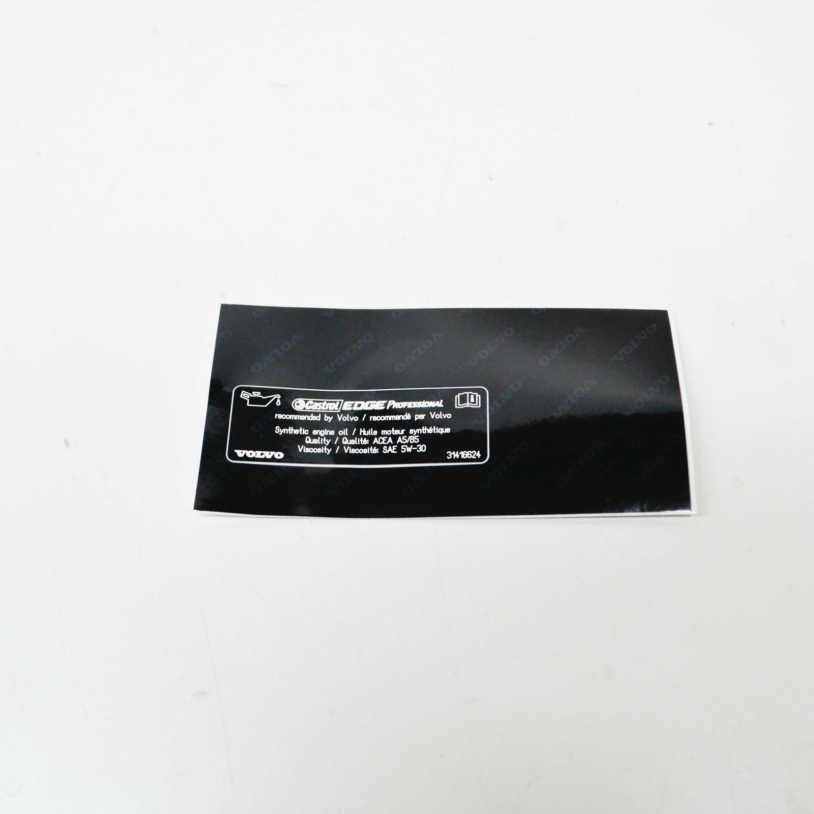 NEW VOLVO XC90 MK2 ENGINE INFO LABEL STICKER 31416624 ORIGINAL | eBay