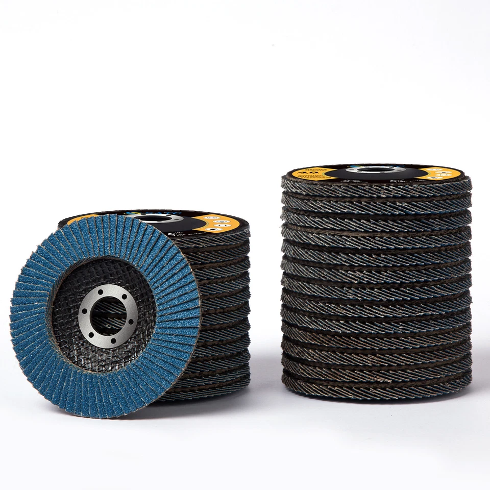 200PACK 4.5” x 7/8" Professional 40 Grit Zirconia Flap Disc Grinding Wheels T29 - Image 4 of 4