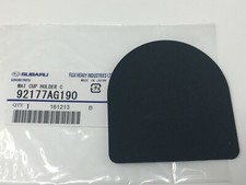 2008-2021 Subaru Wrx Sti Center Console Cup Holder Insert Mat New 92177ag190 Oem 2008-2021 Subaru Wrx Sti Center Console Cup Holder Insert Mat New 92177ag190 Oem