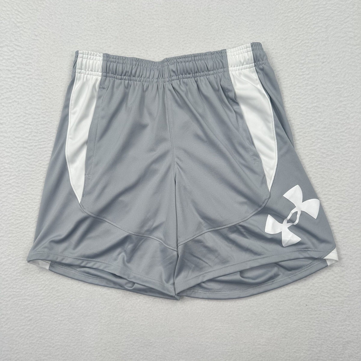 Under Armour Women's Colorblock Basketball Shorts Size XS Gray