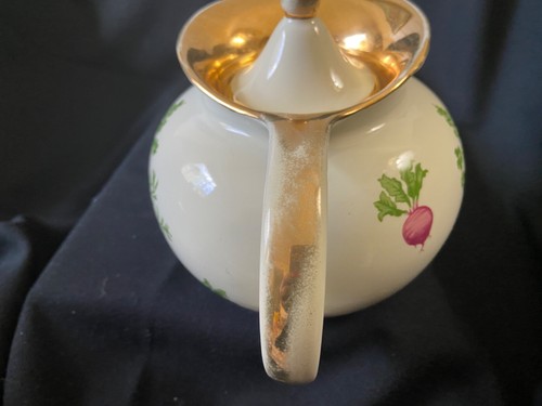 Vintage Hall Golden Carrot Windshield Teapot 6 Cup - Picture 4 of 8