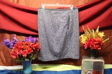 The Limited Womens Gray Twill 19.5" Mens sheath classic Mini Pencil Skirt Size 4
