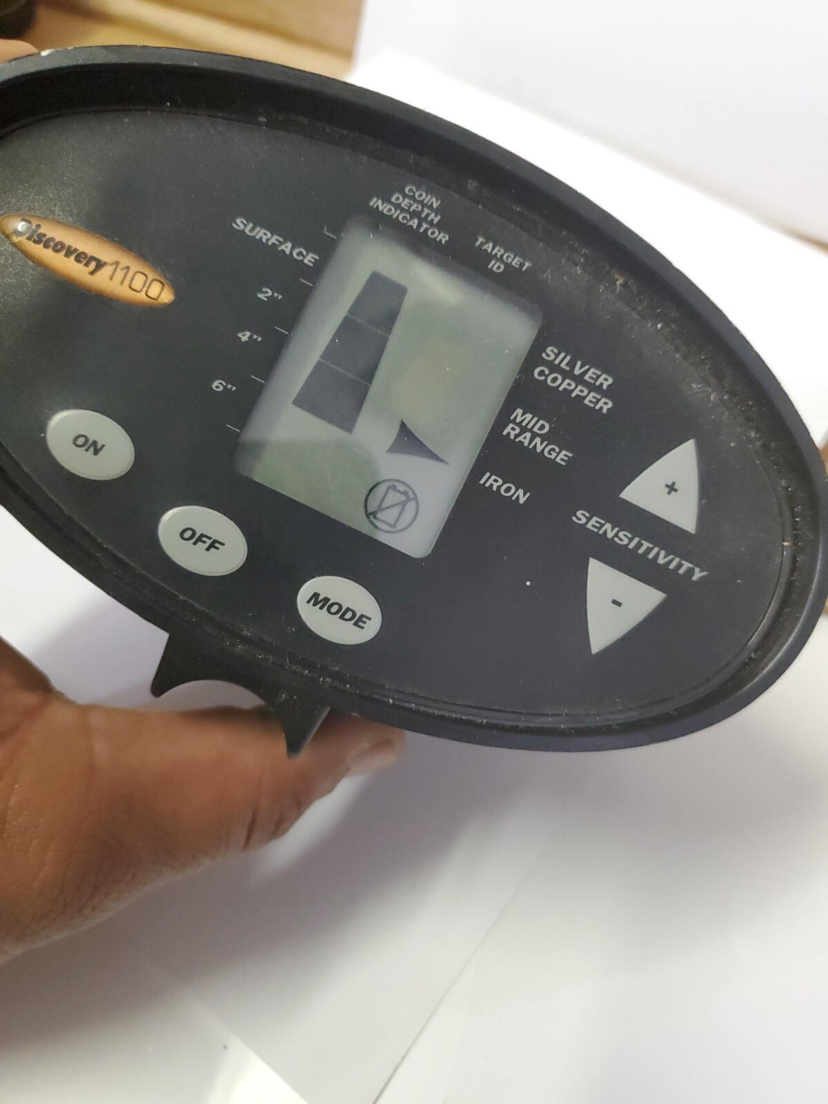 Bounty Hunter Receiver only for Discovery 1100 Metal Detector, new batteries eBay