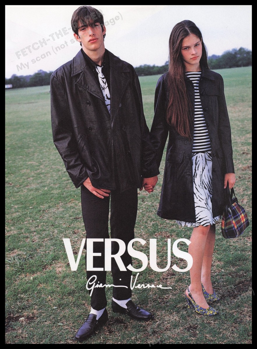 Gianni Versace Versus 1990s Print Advertisement Ad 1996 Young