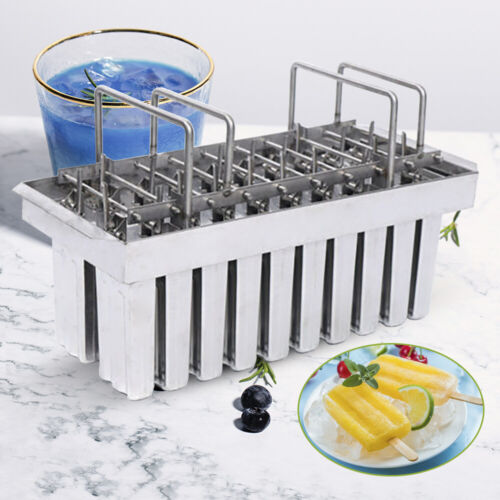 Stainless Steel Molds Pop Lolly Popsicle Ice Cream Stick Holder Mold 20 Packs