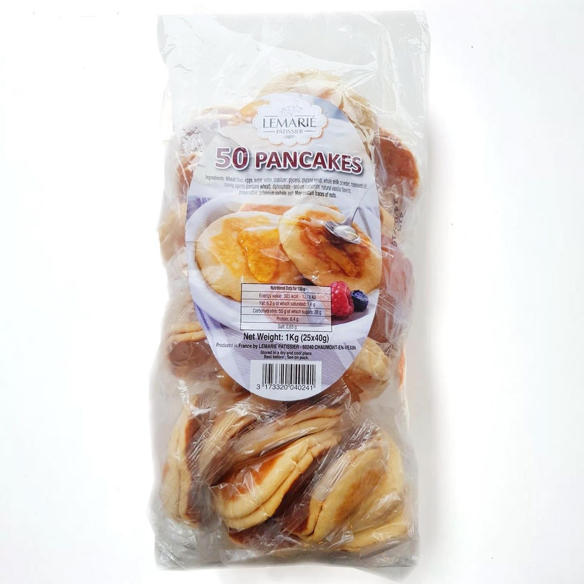Manimaris pancakebasket（double）natural Lemarie Patissier American Style Mini Pancakes Treat 2 Pcs Packets