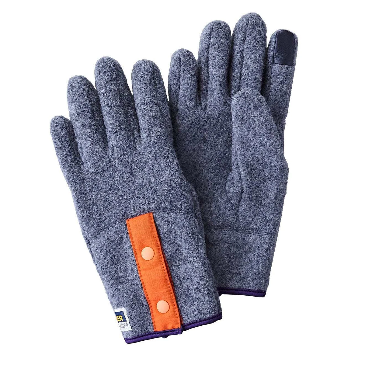 Elmer Gloves Recycled Wool Fleece Glove Charcoal eBay