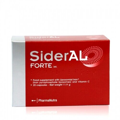 SiderALAL Forte Complex mit 30mg Eisen und Vitamin C 20 Kapseln - Bild 1 von 1