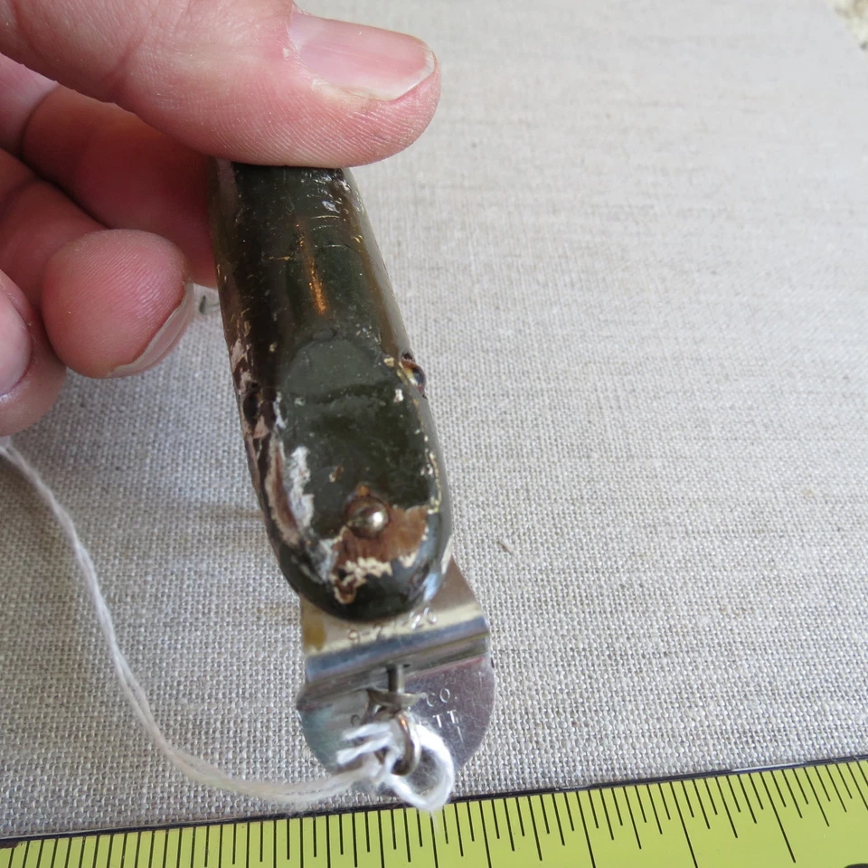 Señuelo de pesca Creek Chub c.9-27-20 pat (lote #4617) Foto 4 de 4