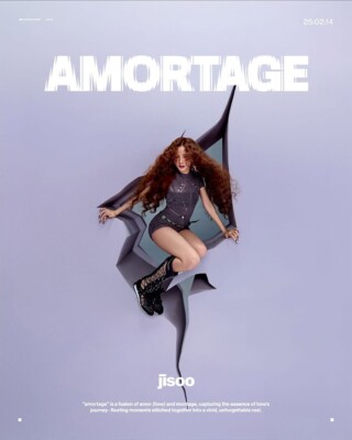BLACKPINK ジス AMORTAGE ポスターセット A／B BLACKPINK JISOO AMORTAGE Mini Album VINYL Ver/LP+Sticker+