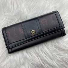 ETIENNE AIGNER Long Wallet with Coin Purse Vintage