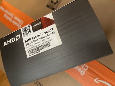 AMD Ryzen 7 5800X 8-core, 16-Thread Unlocked Desktop Processor Brand New 