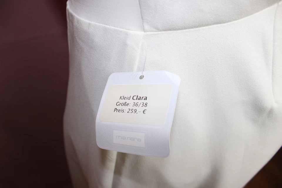 Umstandsmode Brautmode "MIA NANA" Kleid "CLARA" Schneeweiß Gr.36/38 NP 259€ - Bild 3 von 4