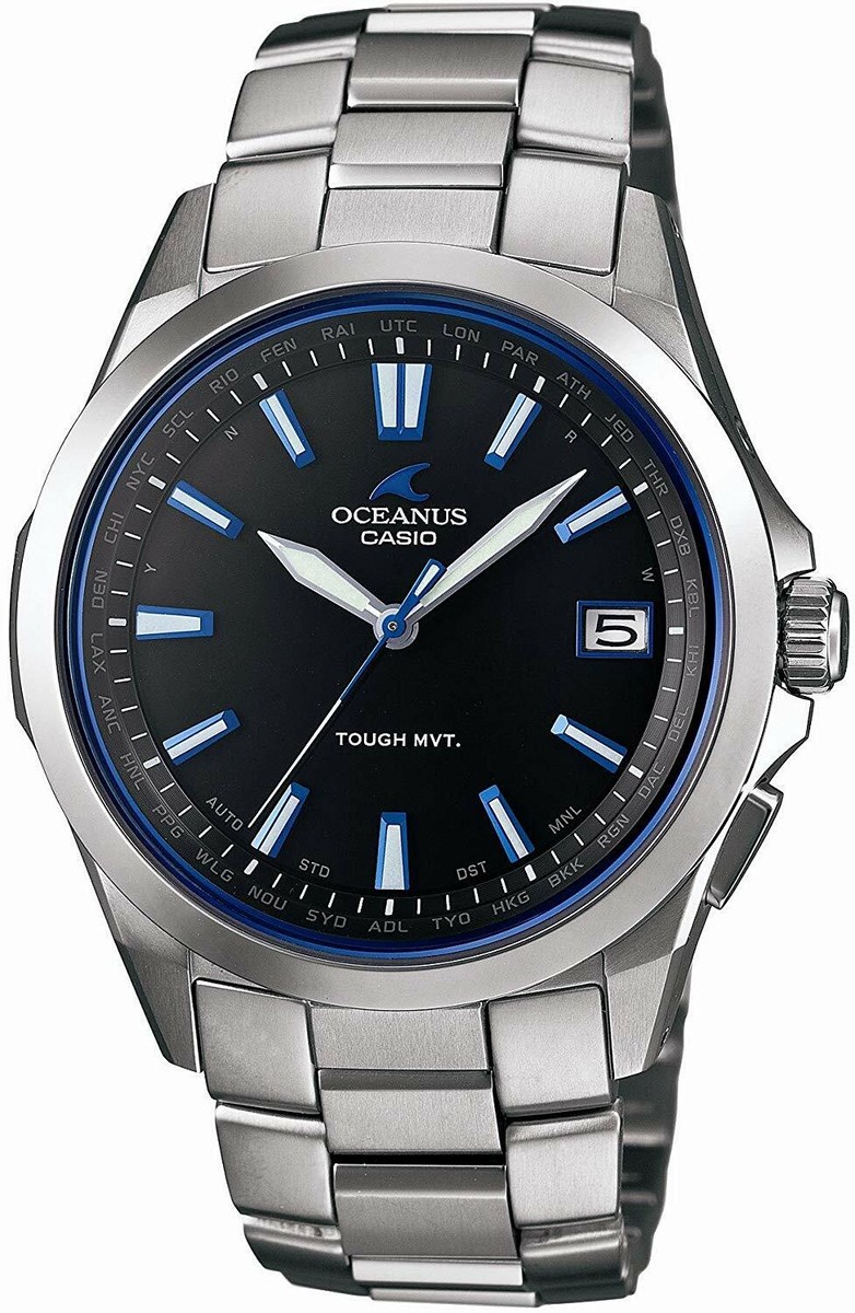 ★カシオ　OCEANSU MANTA OCW-S100★ Brand-New Casio OCEANUS OCW-S100-1AJF Men's Solar Power