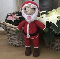 Handgefertigte HäKelpuppe Des Weihnachtsmannes – Charmante Deko FüR Die Festtage