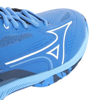 シューズ(男性用) Mizuno WAVE EXCEED 5 SW OC 24.0 cm Mizuno Wave Exceed 5 SW OC Blue White Navy 61GB231426 Men's Size