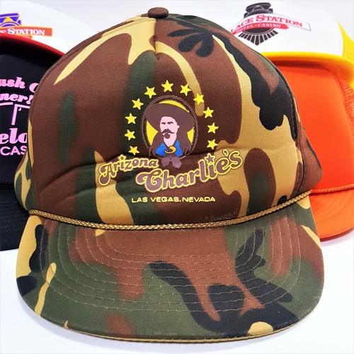 1980s Las Vegas Casino Hotel Trucker 5 Panel Snapback Caps Hats 5 Lot Vintage - Picture 3 of 12