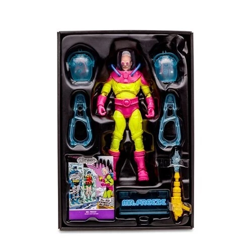 DC MULTIVERSE MR. FIGURA FREEZE GOLD LABEL LUZ NEGRA 7" MR. ZERO MCFARLANE Foto 3 de 4