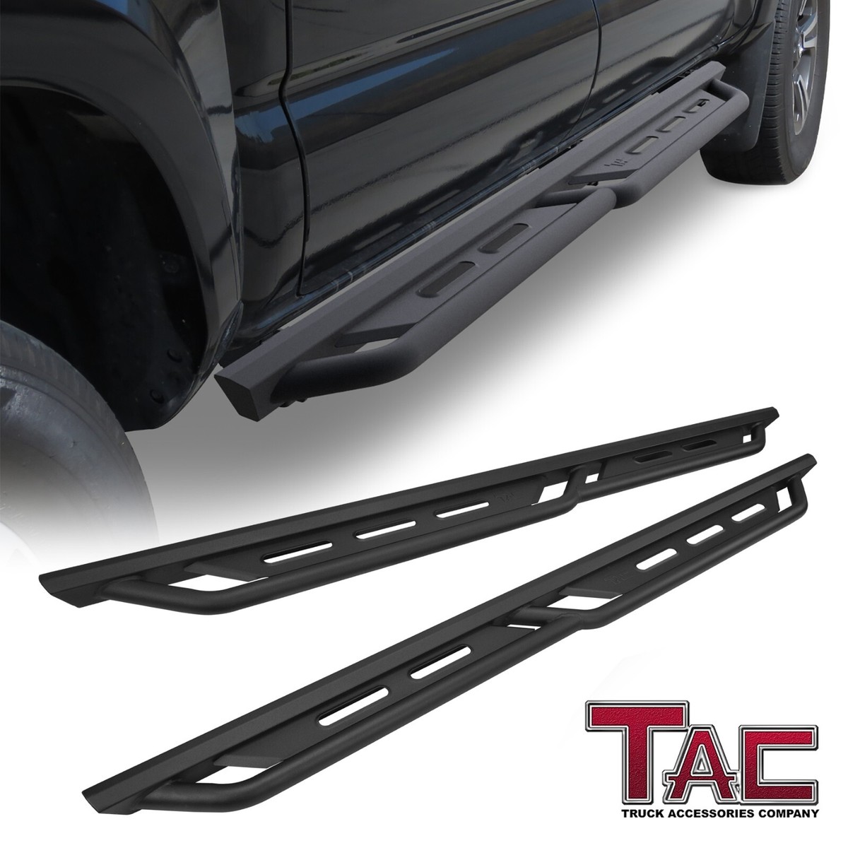 Fit 2005-2023 Toyota Tacoma Double Cab Running Boards Side Steps