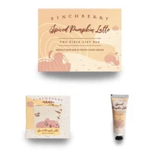 Finchberry Spiced Pumpkin Latte 2Pc Christmas Gift Set, Vegan, New & Boxed!