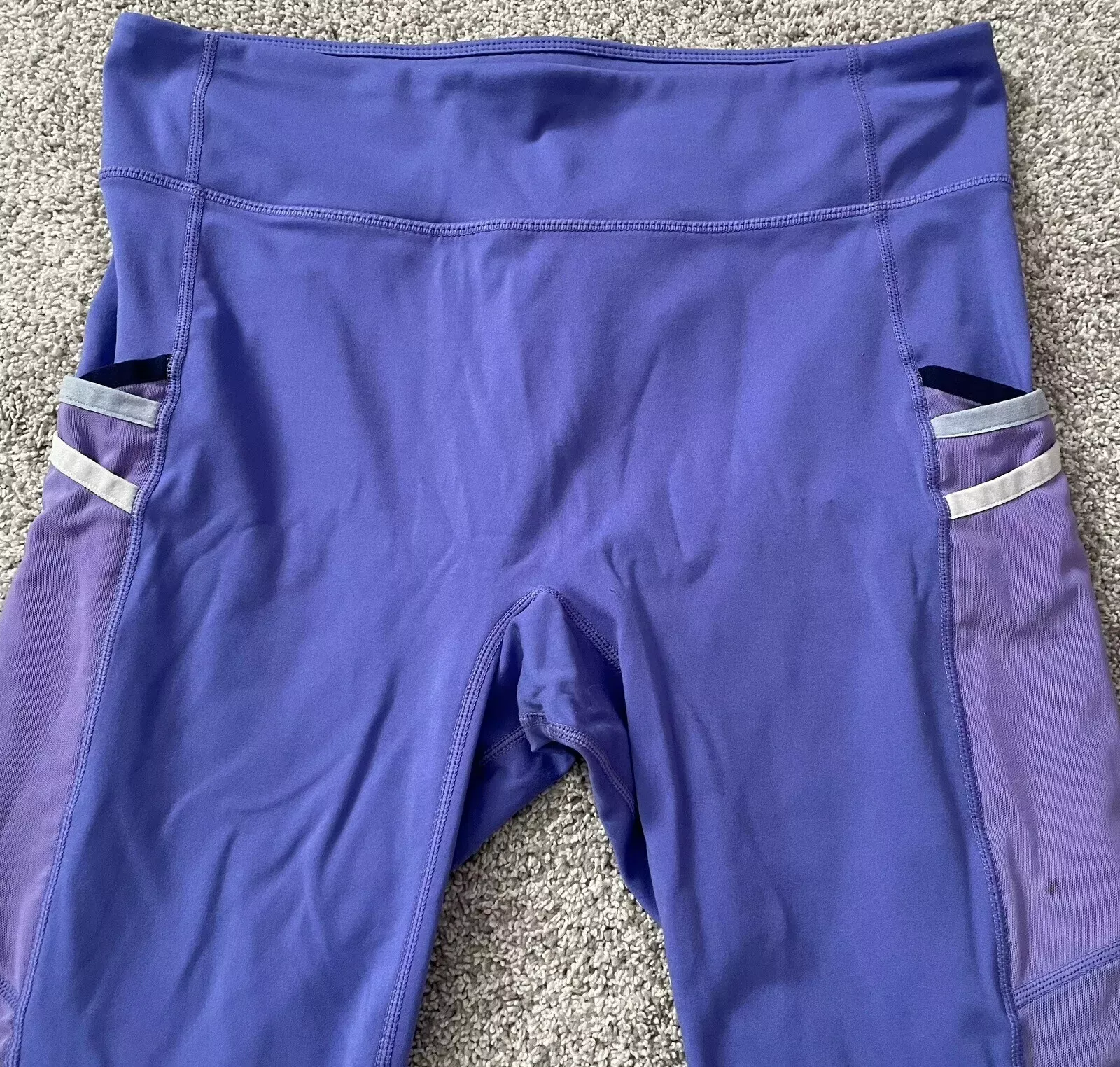 fabletics motion 365 sheer cutout 7/8 leggings