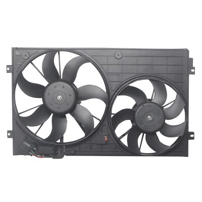 #ad Radiator Cooling Fan Assembly For 2005 2013 Volkswagen Jetta Passat Golf $81.99