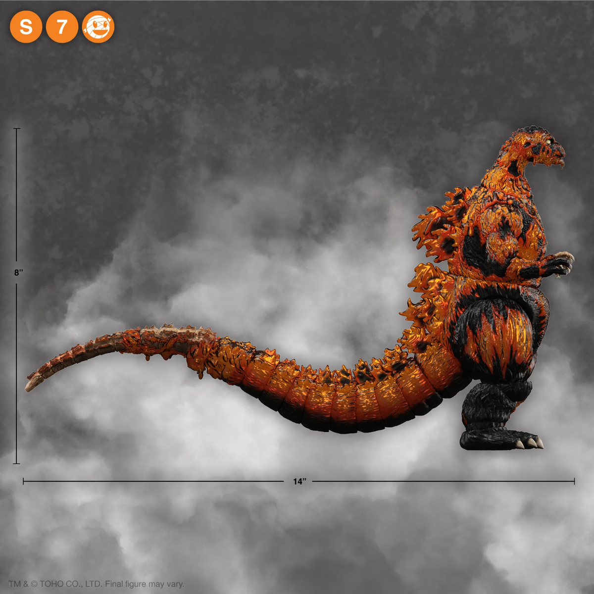SUPER7 Toho ULTIMATES! 1200ºC Godzilla Wave 3 Figure | eBay