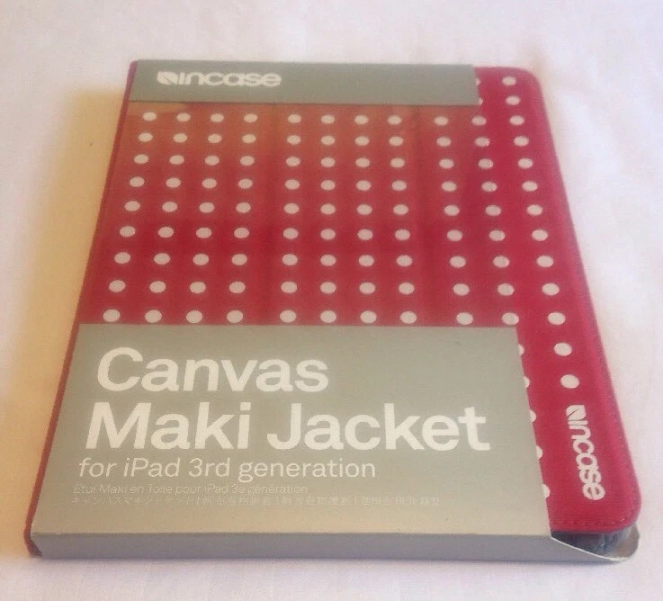 Chaqueta Incase Lona Maki Para iPad 3ª Generación Roja Con Lunares Blancos Foto 4 de 4