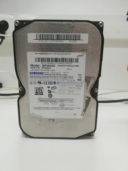Disco duro interno HDD (250GB/7200rpm/8MB)