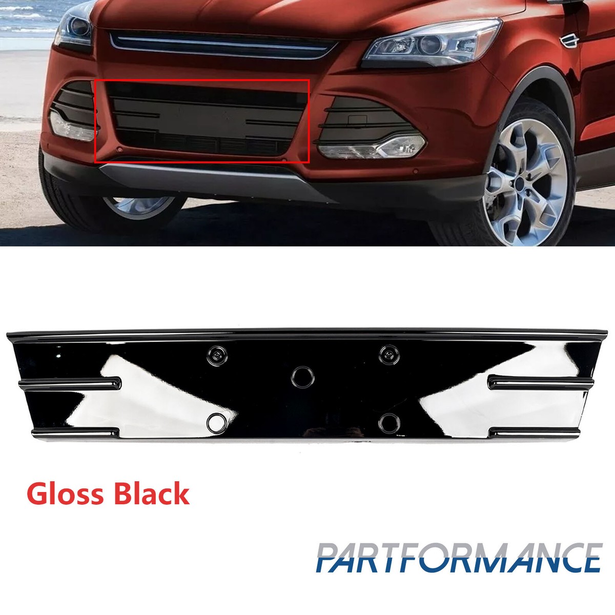 For 2013-2016 Ford Escape Front Bumper Grille Cover CJ5Z17K945AA