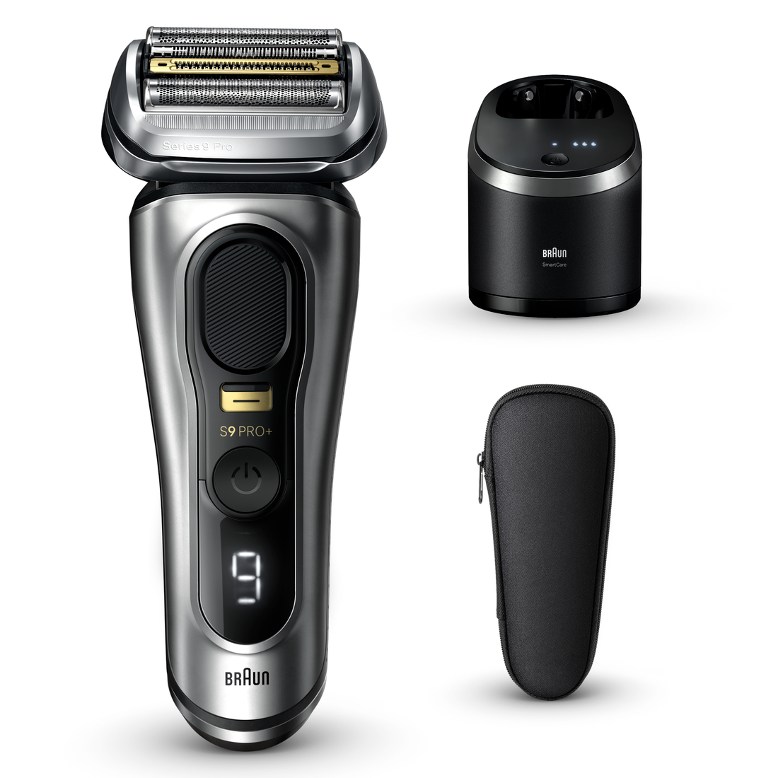 Braun Series 9 PRO+ 9567cc Electric Razor with Silver