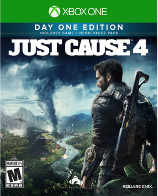 JUST CAUSE 4 DAY ONE EDITION XBOX ONE NEW! SET THE WORLD ON FIRE ACTION CONFLICT