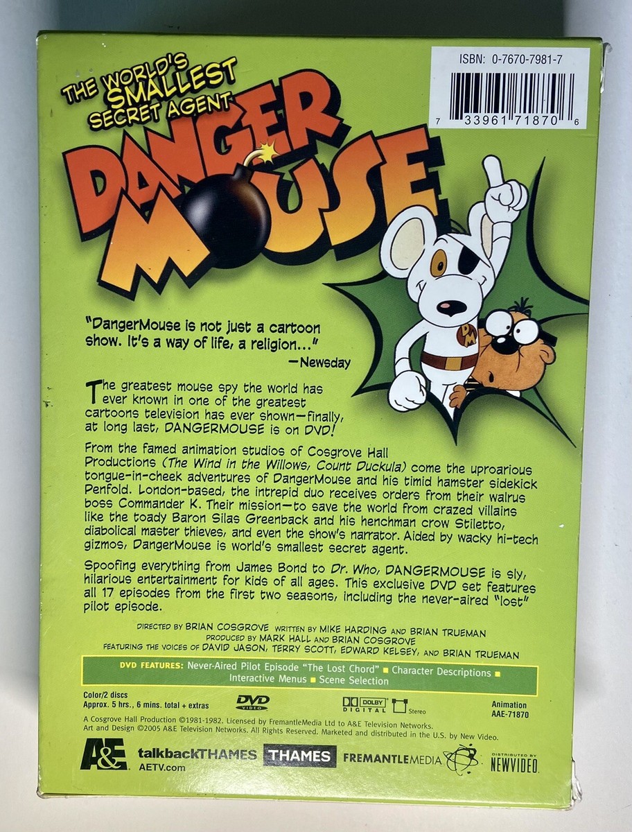 Danger Mouse Danger mouse Cartoon The Complete Seasons 1 & 2