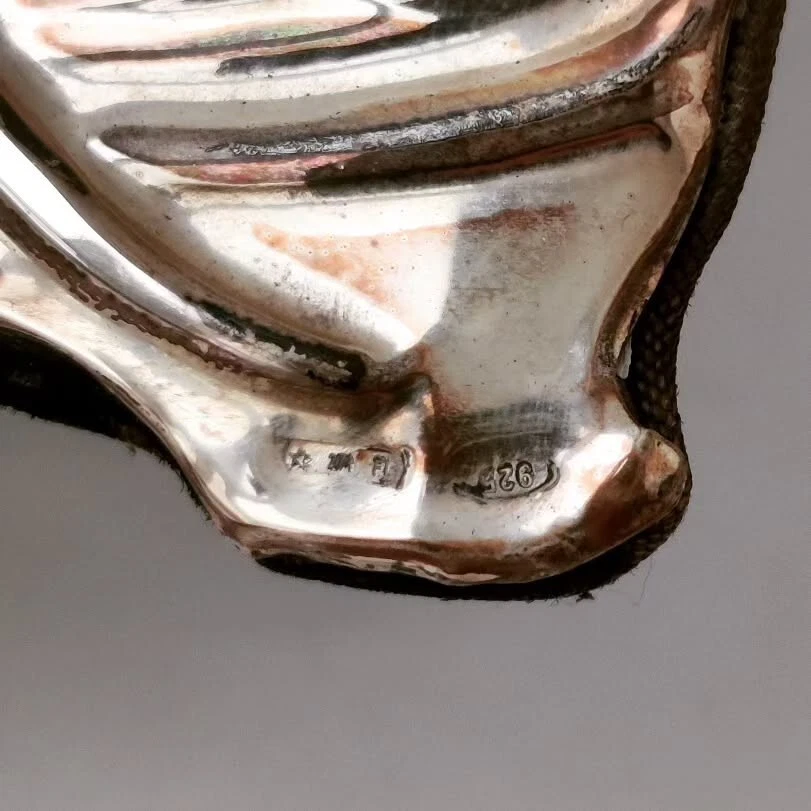 复古表手表 925 意大利 1970 世纪签名收藏品 — 第 3/4 张图片