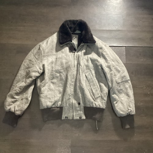YSL Yves Saint Laurent Jacket Mens Vintage Coat Brown (small hole on back)
