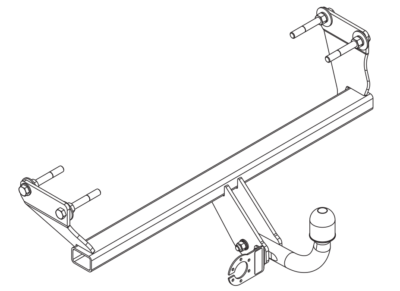 S-390 STEINHOF Gancio traino Carico verticale: 75 kg, Massa