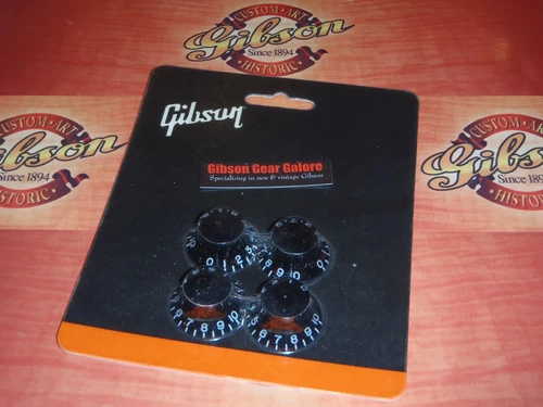 Gibson Les Paul Knobs Set Bell Black Guitar Parts SG Firebird ES Custom Project