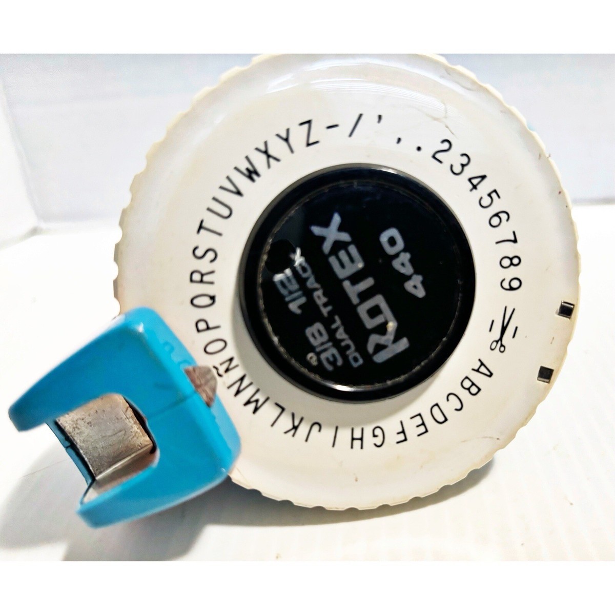 Rotex 440 Blue Label Maker Dual Track 3/8 - 1/2 Vintage | eBay