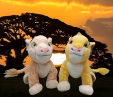 The Lion King - Simba  Nala Plush - Disney Store 18" inch Stuffed Animals