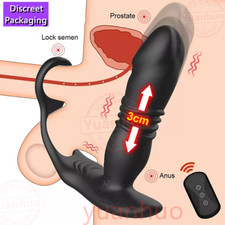 Telescopic Powerful Prostate Massager Motors Male Women Waterproof Vbrators