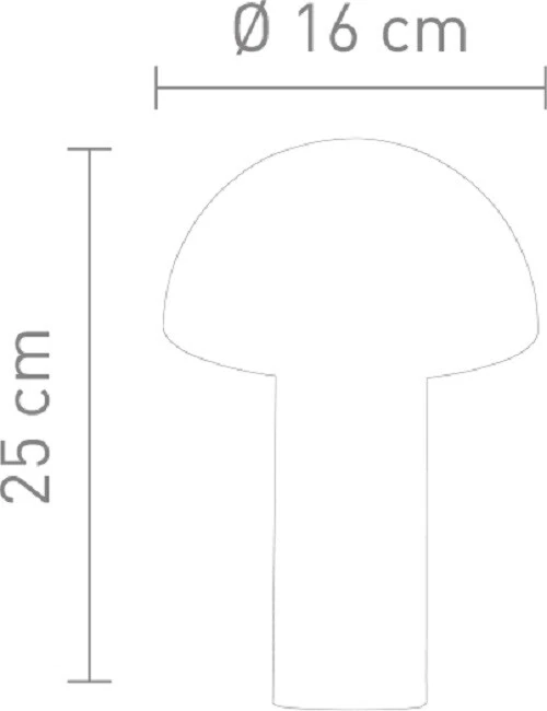 78091 Sompex LED Tischleuchte Svamp Kunststoff Carbon mit Akku Max 24 Stunden - Bild 2 von 2