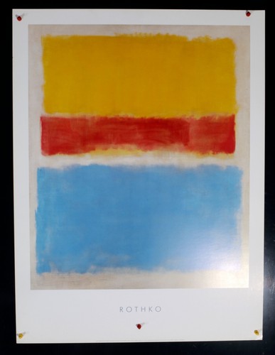 Mark Rothko - Untitled (Yellow, Red and Blue) - 2002 - Offset Poster - Picture 7 of 7