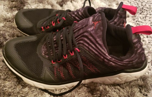 Nike Air Jordan Flight Flex Trainer Men Black Red Shoes Size 11.5 Ret 654268-002 - Picture 4 of 9