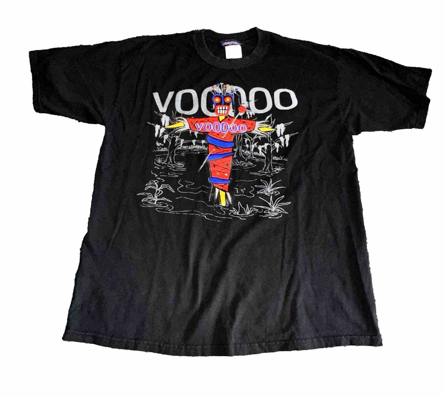 Vintage 90s T-shirt Men’s XL Voodoo New Orleans Brand Graphic Tee Voodoo Doll