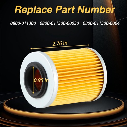 2x Filtros de aceite con juntas tóricas para CFMOTO CForce UForce 400 500 600 800 1000 - Imagen 4 de 8