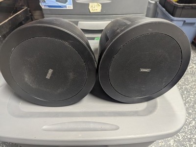 QSC Two-Way Pendant Speaker AD-P4T-BK Lot Of 2 Speakers One Pair As Seen In Phot