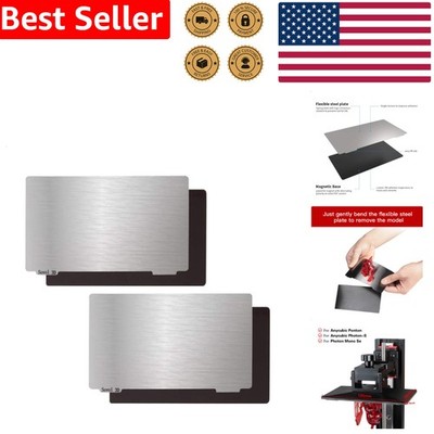 2X Flexible Steel Plate for ANYCUBIC Photon Mono 3D Printer 135x80mm Magnetic...